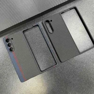 Funda de teléfono genuina de fibra de carbono de aramida para Samsung Galaxy Z plegable 6 5 4 5G cubierta - Imagen 1 de 31