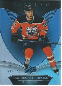 2018-19 Upper Deck Trilogy RYAN NUGENT-HOPKINS #43 Blue Foil 639/799 Edmonton