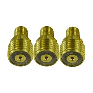 TIG Gas Lens Collet Body 45V43 (1/16" & 1.6mm Orifice) Fit WP 9 20 25 3pk - Picture 1 of 5