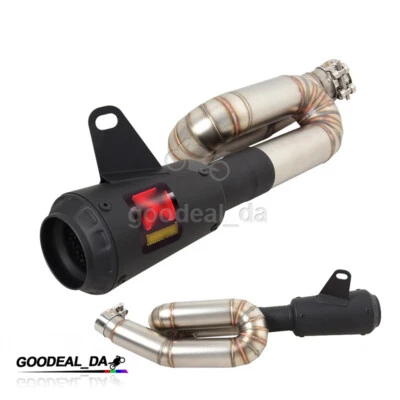 For Triumph Street Triple 765 S/R/RS 2017-23 Motorcycle Exhaust Mid Pipe Muffler - Image 1 of 4