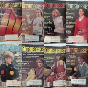 1981 8 Issues of The Workbasket Home & Needlecraft Booklets - Picture 1 of 10