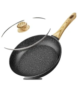 MICHELANGELO 10 Inch Frying Pan with Lid, Nonstick Frying Pan with Lid. - Picture 1 of 6