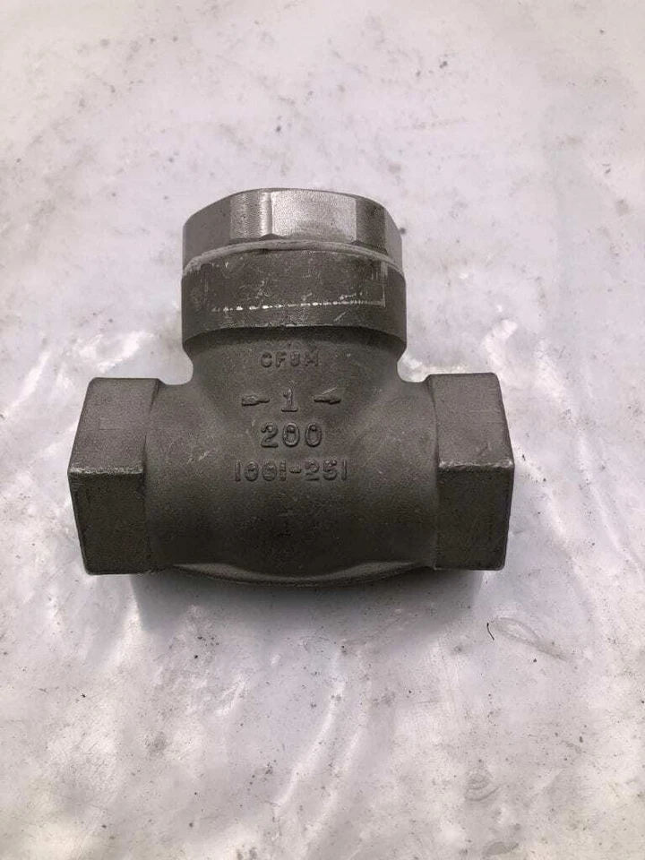 Ladish 1001-251 1" Stainless Steel Threaded Check Valve 200PSI CF8M - Image 1 of 3