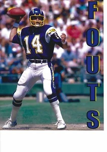 DAN FOUTS ~  SAN DIEGO CHARGERS ~ 8 X 10 SPORTS PHOTO  - Picture 1 of 3
