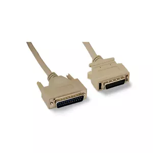25ft Parallel Printer Cable IEEE-1284 A-C DB25 Male to HPCN36 Male - Beige - Picture 1 of 1