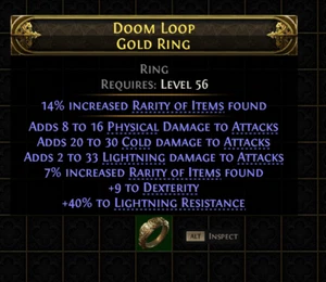 Lightning Spear Ring - Dawn of the Hunt Season SC Path of Exile 2 PC PS XBOX PoE - Picture 1 of 1