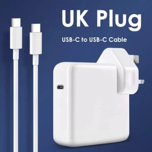 Charger USB-C 96W 87W Adapter Charging Cable for Apple Macbook Pro Air 16,15,14 - Picture 1 of 6