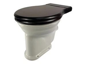 Thomas Crapper & Co Ltd High Level Toilet bowl with Seat no Tank - Picture 1 of 20