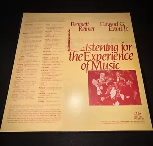 Listening For The Experience of Music Bennett Reimer & Edward Evans 7 LP Set - Picture 1 of 11