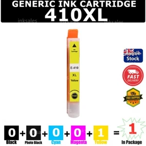 1x 410XL 410 Yellow Generic Ink Cartridge For Epson XP-530 XP-540 XP-630 XP-640 - Picture 1 of 2