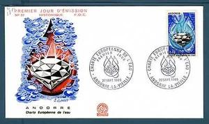 FRENCH ANDORRA - ANDORRA FRANÇAISE - 1969 - FDC - Europäische Abkommen für S. E2891 - Bild 1 von 1