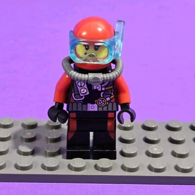 LEGO City Deep Sea Explorer Minifigura Femenina con Tanque de Buceo Gafas Casco Foto 1 de 4
