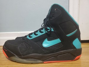 nike air flight lite high black purple