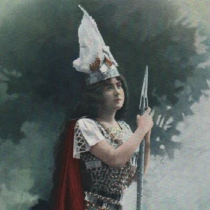 Miss Louise Grandjean - Académie Nationale de Musique -- Pressestich 1902 - Bild 1 von 2