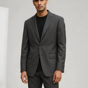Banana Republic Wool Blazer Men 38R Tailored Fit Preppy Jacket Academia Corpcore - Picture 1 of 19