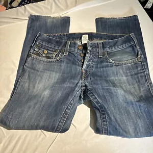 True Religion Vintage Different Tag Wide Legged Jeans Mens 32 USA Made - Picture 1 of 5