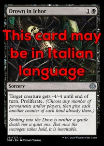 MTG DROWN IN ICHOR EXC - ANNEGARE NELL'ICORE 91 - ONE - MAGIC - Picture 1 of 1