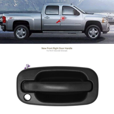 Manija de puerta lateral del pasajero delantero para 99-06 Chevrolet Silverado 1500 GMC Sierra + Foto 1 de 4