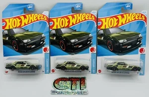 2024 HOT WHEELS NISSAN SKYLINE RS (KDR30) GREEN J-IMPORTS 1/10 G CASE - LOT OF 3 - Picture 1 of 2