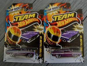 2-2012 TEAM Hot Wheels purple 73 FORD FALCON XB Card Variation with Stickers moc - Picture 1 of 4
