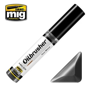 Farbe Öl Oil Brusher Gun Metall - 10ml - Ammo- Mig-3535 - Picture 1 of 1