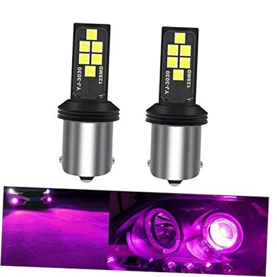  Bombilla LED intermitente Advanced 3030 SMD brillante colorido 1156 BA15s rosa púrpura Foto 1 de 4