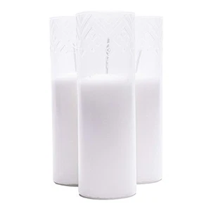 Replacement Candle for Red Glass Lantern Style Holder, Memorial Candle for To... - Picture 1 of 4