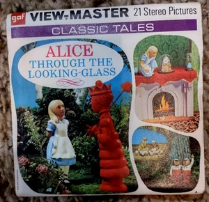 Carretes de colección gaf View-Master, Alicia a través del espejo, paquete no. B 364 - Imagen 1 de 7