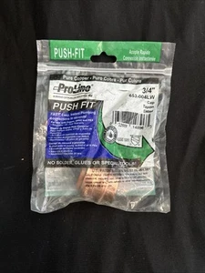 Proline PUSH FIT PURE COPPER 3/4” Cap Talon BRAND NEW - Picture 1 of 1