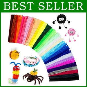 Mehrfarbige Chenille Stiele DIY Bastelbedarf - 2500 Stück - Bild 1 von 9