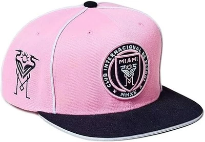 INTER MIAMI CF Snapback Adjustable Pink Hat MLS Mitchell & Ness NEW Lionel Messi - Image 1 of 4
