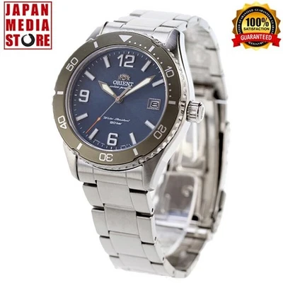 Orient Mako 40 Sports RN-WJ0002L Blue Dial Solar Stainless Diver Men Watch NEW - Image 1 of 4