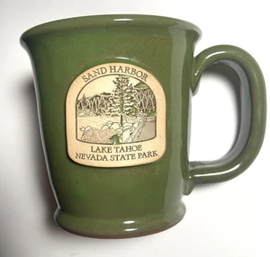 Sunset Hill Stoneware Coffee Mug Sand Harbor Lake Tahoe Nevada State Park - Picture 1 of 5
