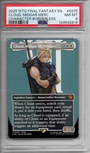 Magic the Gathering - Cloud, Midgar Mercenary Borderless - Final Fantasy - PSA 8 - Bild 1 von 2