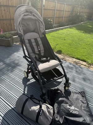 Babyzen YoYo Pushchair – Grey, with Footmuff & Cover - Image 1 of 4