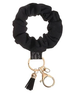 Scrunchie Wristlet Bracelet Keychain,Soft Removable Hair Keyring for Women - Picture 1 of 7