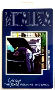 * METALLICA * -- PASE BACKSTAGE LAMINADO - 1999 - VINTAGE - EXCELENTE ESTADO - Imagen 1 de 1