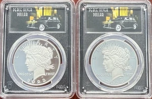 2023-S Peace Dollar Set First Day of Issue PCGS PR70 DCAM Special Black Label - Picture 1 of 2