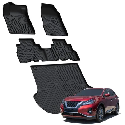 Floor Mats & Cargo Mat for Nissan Murano 2015-2024 Custom Protection Floor Liner Foto 1 de 4