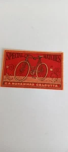 Bicycle India Matchbox Label Lot 6 - Picture 1 of 1