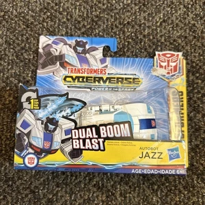 2019 Hasbro Transformers CYBERVERSE AUTOBOT JAZZ (Dual Boom Blast!) Neu - Bild 1 von 3
