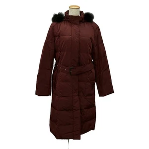 Aquascutum Down Coat 1257235 Women's 7F Damage Details ・Neck around: Slurred 44 - Picture 1 of 6