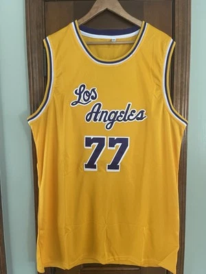 Luka Dončić #77 Los Angeles Lakers Custom Jersey - Size 48 - Image 1 of 4