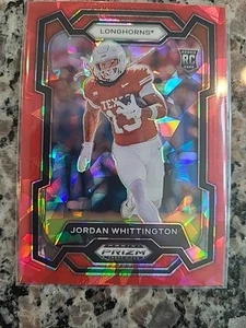 2024 Panini Prizm Draft Picks - Red Ice Prizm #170 Jordan Whittington (RC) - Foto 1 di 2