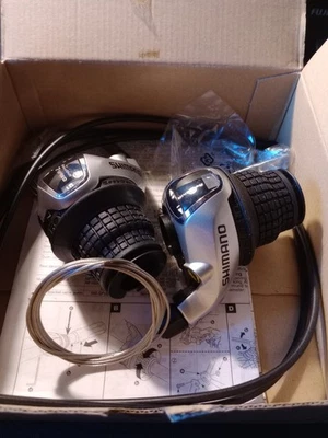 Shimano Revoshift 3x7 Speed SL-RS43-7 With Cables - Image 1 of 3