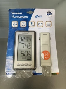 La Crosse Technology Wireless Digital Thermometer Indoor Outdoor Weather - Picture 1 of 5