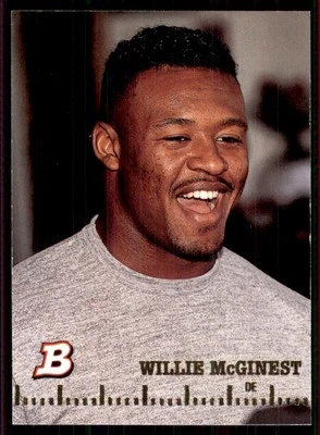 1994 Bowman #4 Willie McGinest RC Rookie New England Patriots - Image 1 of 2