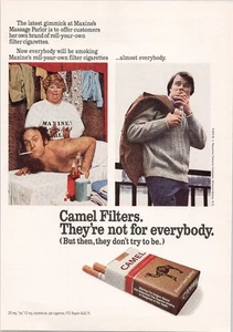 Camel Filters 1972 Vintage Printwerbung Roll-Your-Own Filter Zigaretten - Bild 1 von 1