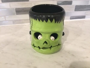 SLATKIN & CO / BATH AND BODY WORKS RETIRED FRANKENSTEIN LEUCHTKERZENHALTER - Bild 1 von 9