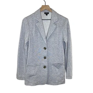 Worth Women’s 3 Button Fleece Blazer Minimalist Jacket Size 10 EUC Classic - Picture 1 of 7